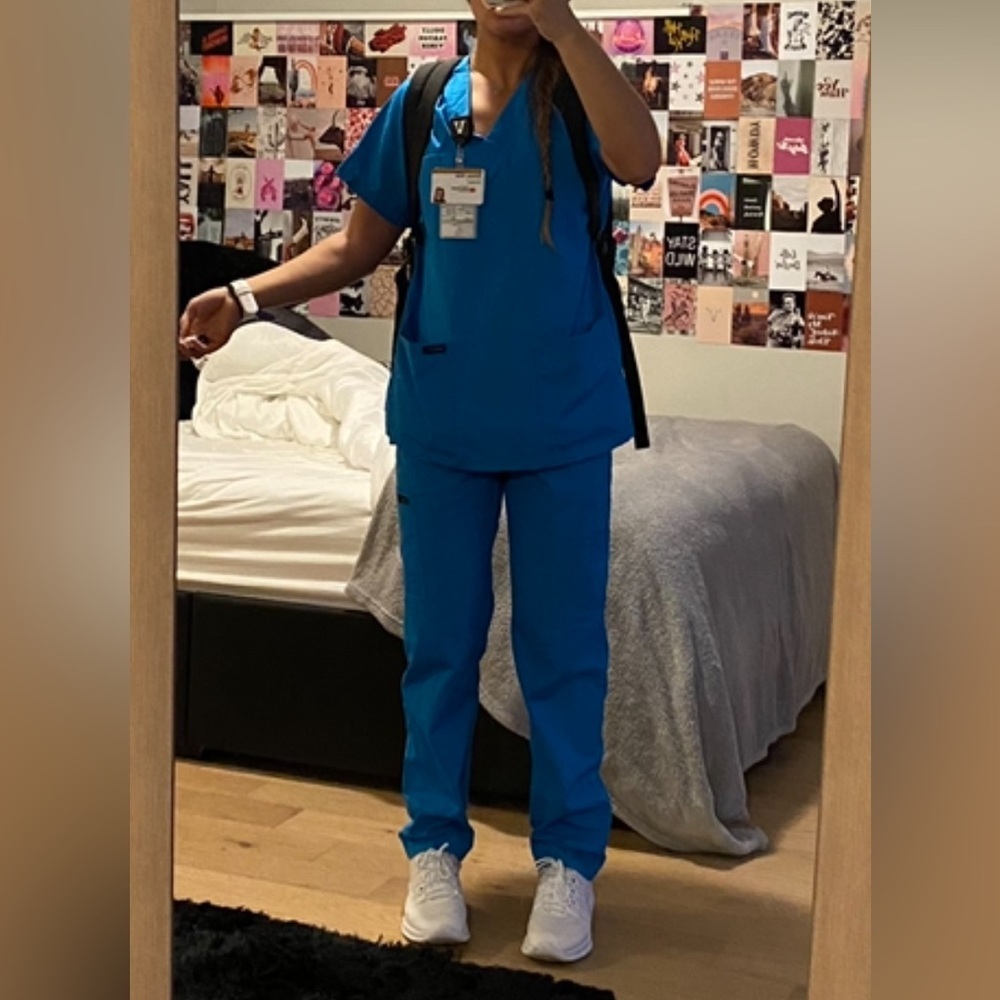Scrub top and bottoms